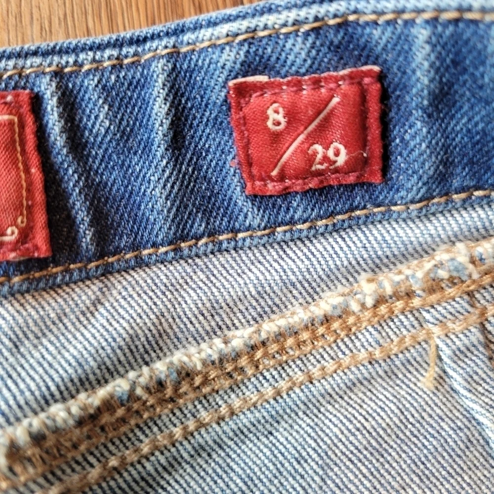 Lucky Brand Button Front Denim Skirt